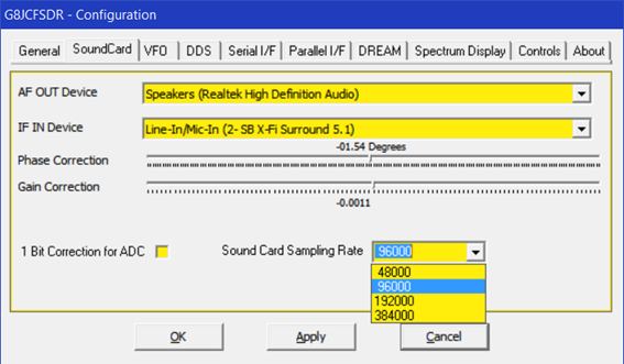 IF Sampling Rate Selection